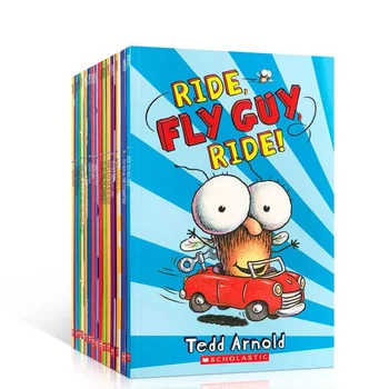 Серия The Fly Guy 15 Книг / Набор Английских Американских Книг для детей Детские Книжки с картинками Baby Famous Story Fun Reading Story Book