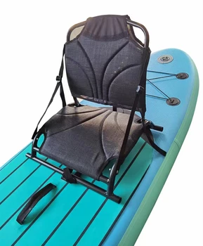 Сиденье стула с подушкой для каяка, алюминиевая спинка, доска для рыбалки, сиденье для серфинга, складной стул с поддержкой спины