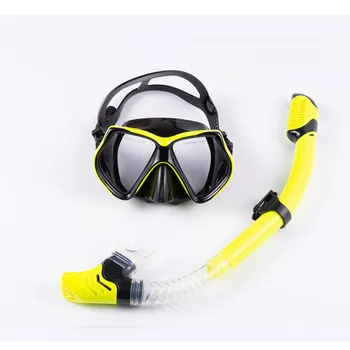Снаряжение для подводного плавания Wejump с защитой от запотевания, профессиональная маска для дайвинга для взрослых, Молодежная сетчатая сумка из закаленного стекла с защитой от протечек для дайвинга и плавания