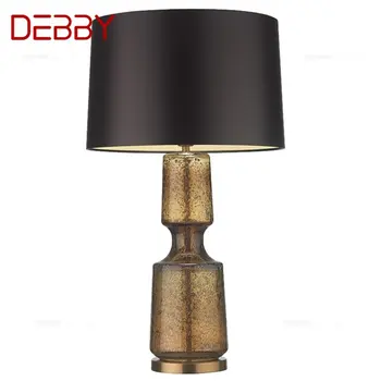 Современная настольная лампа DEBBY Simple со светодиодной подсветкой для украшения домашней спальни