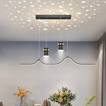 Современная столовая lamparas decoracion hogar moderno умные подвесные светильники украшение салона Люстры для столовой