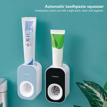 Соковыжималка для зубной пасты Многоразового использования, Настенный Семейный душ без перфоратора, Автоматическая соковыжималка для зубной пасты Для ежедневного использования