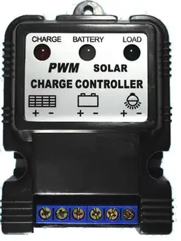 Солнечный контроллер заряда 5A 6V / 12V PWM для солнечной домашней системы со светодиодным дисплеем, управление с искусственным интеллектом