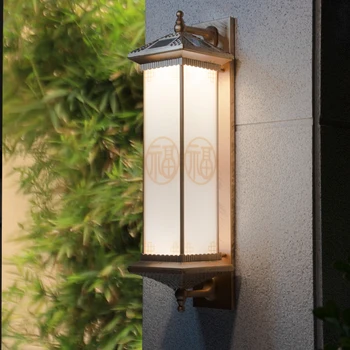 Солнечный уличный настенный светильник TEMAR Creativity Бронзовые бра Светодиодные Водонепроницаемые IP65 для дома, виллы, балкона, двора