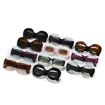 Солнцезащитные очки с градиентными линзами UV400 в стиле панк, солнцезащитные очки Y2K Shades для женщин