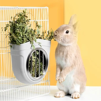 Стойка для кормления Чинчилы для кроликов на открытом воздухе и в помещении