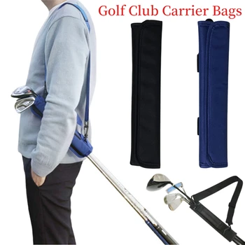Сумки для переноски клюшек для гольфа, легкий регулируемый плечевой ремень, сумки через плечо, нейлоновая сумка для переноски на тренировочном поле для гольфа, сумка для тренировок на тренировочном поле для гольфа