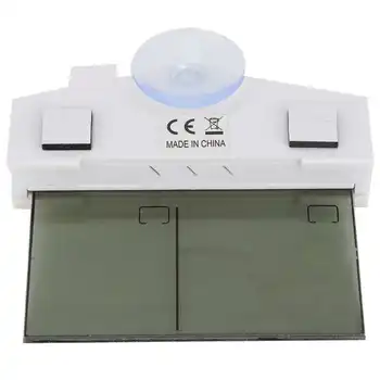 Термометр Электронный гигрометр Всасывающий светодиодный ЖК-монитор с цифровым дисплеем для автомобильного аквариума для дома
