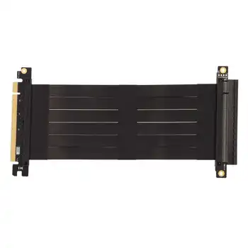 Удлинительный кабель PCIE 3.0 X16 Высокоскоростной Гибкий Кабель Порт расширения карты памяти 30AWG Кабель карты расширения GPU с высоким экранированием 20 см.