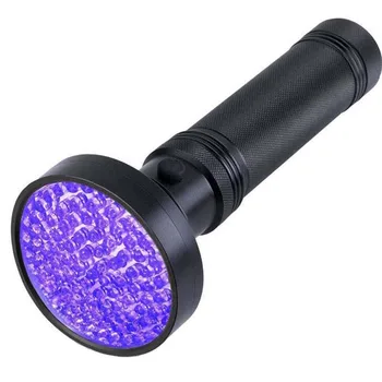 Ультрафиолетовый фонарик мощностью 18 Вт 100 F5 395nm для проверки банкнот и обнаружения мочи домашних животных (6xAA)