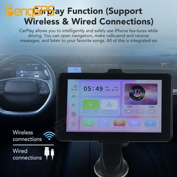 Универсальное автомобильное радио 1 din, стерео, Android Carplay, Автоматическая навигация, 7-дюймовый выдвижной экран, мультимедийный видеоплеер 1 Din Android 12