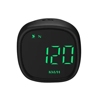 Универсальный HUD GPS Спидометр M30 Автомобильные часы Электронный компас Напоминание об усталости при вождении автомобиля мотоцикла с зеленой подсветкой