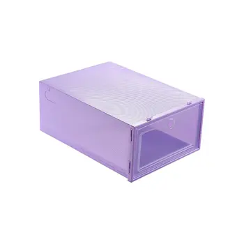 Утолщенная Прозрачная пластиковая Обувная коробка Коробка для хранения обуви Обувная коробка с откидной крышкой Выдвижной ящик Артефакт для хранения обуви Штабелируемая Обувная коробка