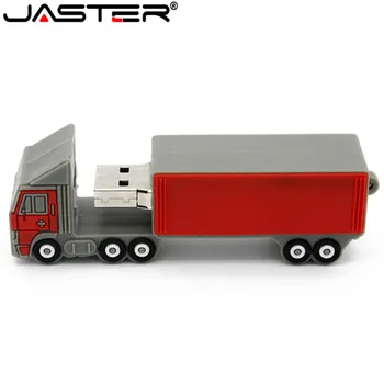 Флэш-накопитель JASTER trailer pendrive 4g 8g16g 32g 64gb usb flash Большая модель грузовика флэш-карта USB2.0 usb-накопитель бесплатная доставка