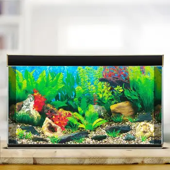 Фоновый плакат для аквариума с океаном, самоклеящаяся наклейка на фон аквариума, декор для рыб