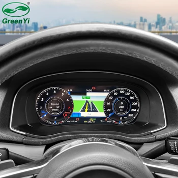 Цифровая приборная панель, Виртуальная комбинация приборов, кокпит, GPS-спидометр, монитор для Северной Америки VW Magotan Passat B6 B7