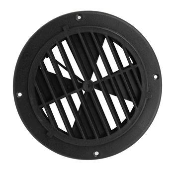 Черная морская крышка вентиляционного отверстия, шторка, круглая решетка для лодки, 164 мм