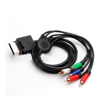 Черный высококачественный компонентный кабель для XBOX360 SLIM
