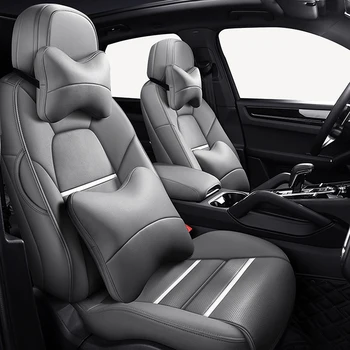 Чехлы для автомобильных сидений MG MG4, Изготовленные на заказ Аксессуары для интерьера, Женская Высококачественная автозащита из кожи наппа, Полный комплект