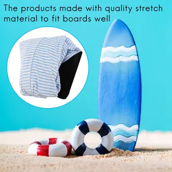 Чехол для носков для доски для серфинга в 6-футовую синюю и белую полоску, Защитная сумка для доски для серфинга, чехол для хранения