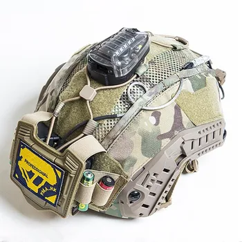 Чехол для тактического морского шлема Многофункциональный Держатель батареи Сбалансированный чехол BK/DE/MC