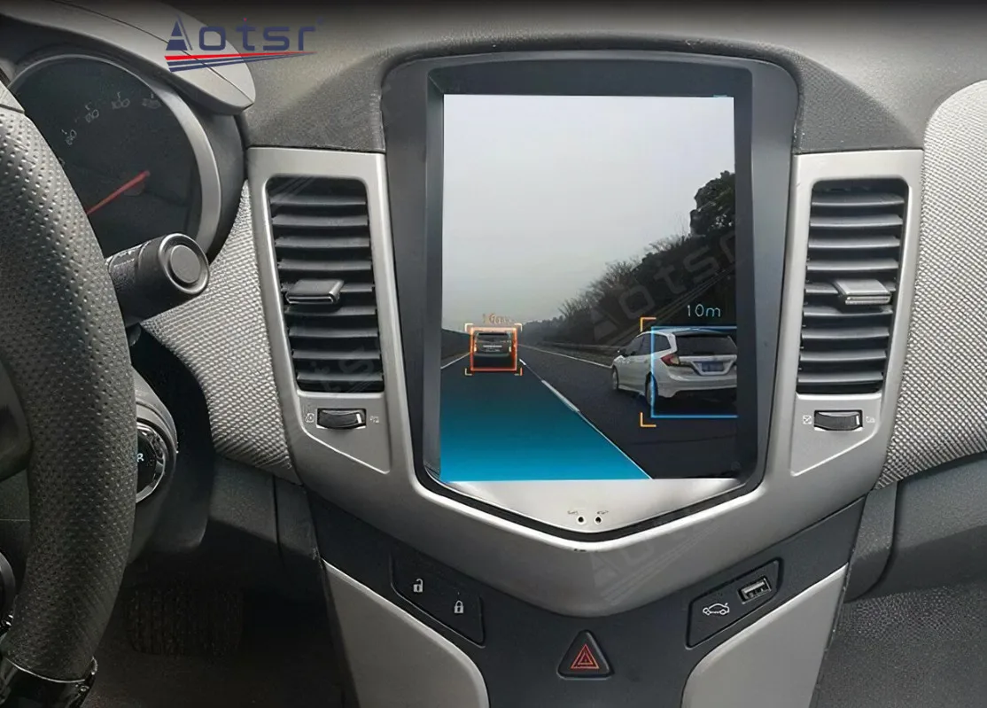 Мультимедийный стереоплеер Tesla Screen Android 11 для Chevrolet Cruze 2008 2009 2010 20112012 Приемник GPS Navi, записывающее головное устройство 1