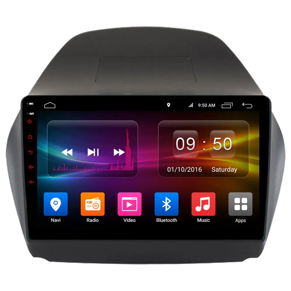 Автомобильный Мультимедийный Плеер для Hyundai Tucson IX35 2009 - 2015 Android 10 Авторадио Bluetooth IX35 Tucson Радио GPS Навигация DSP 1