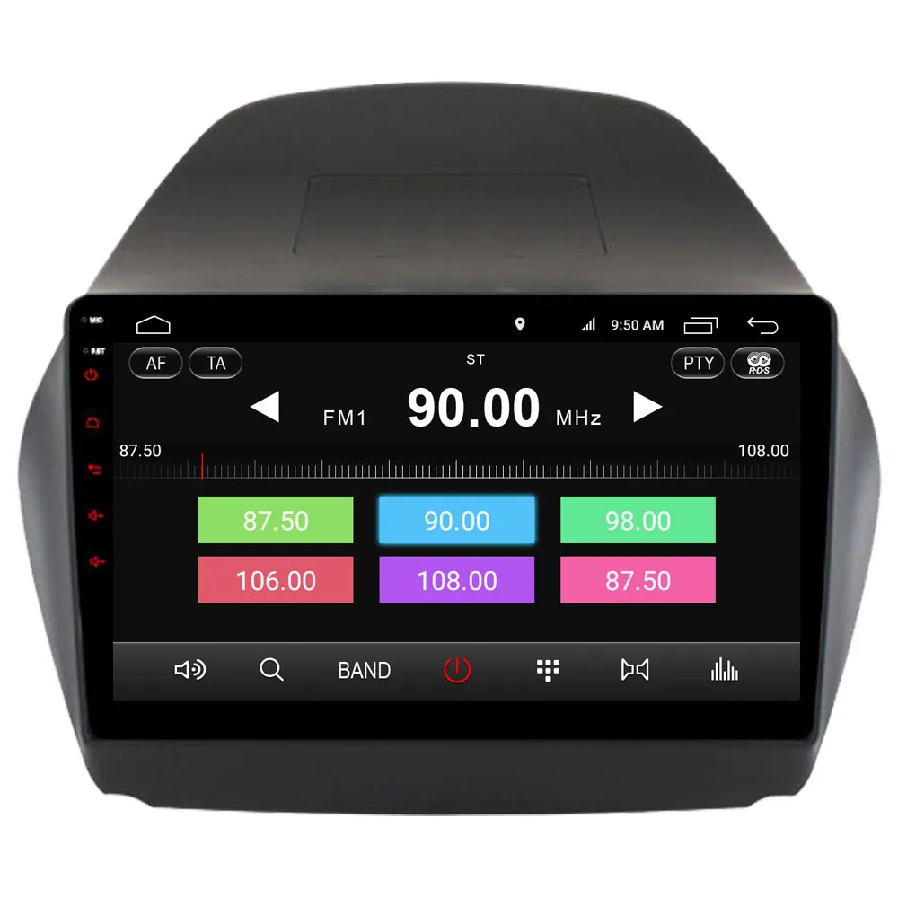 Автомобильный Мультимедийный Плеер для Hyundai Tucson IX35 2009 - 2015 Android 10 Авторадио Bluetooth IX35 Tucson Радио GPS Навигация DSP 4