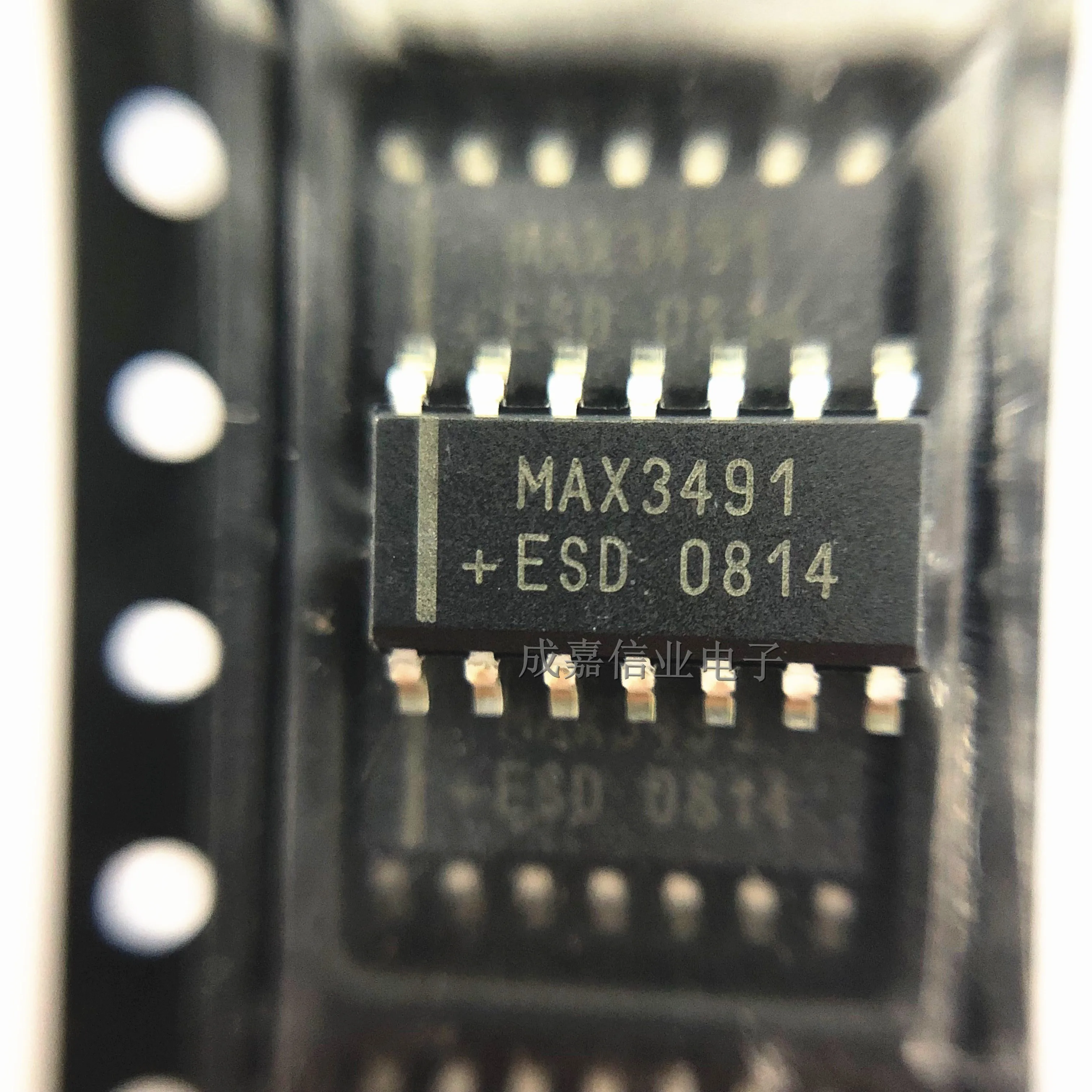 10 шт./лот MAX3491ESD + T SOP-14 Микросхема интерфейса MAX3491ESD RS-422/RS-485 с питанием 3,3 В, 10 Мбит/с и ограниченной скоростью нарастания 0