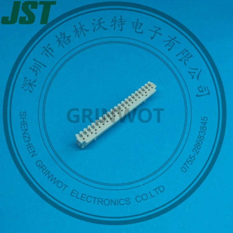 Разъемы смещения изоляции от провода к плате, Тип IDC, Компактно монтируемый, Отсоединяемый, 20-контактный, 1,5 мм, 20CZ-6H, JST 3
