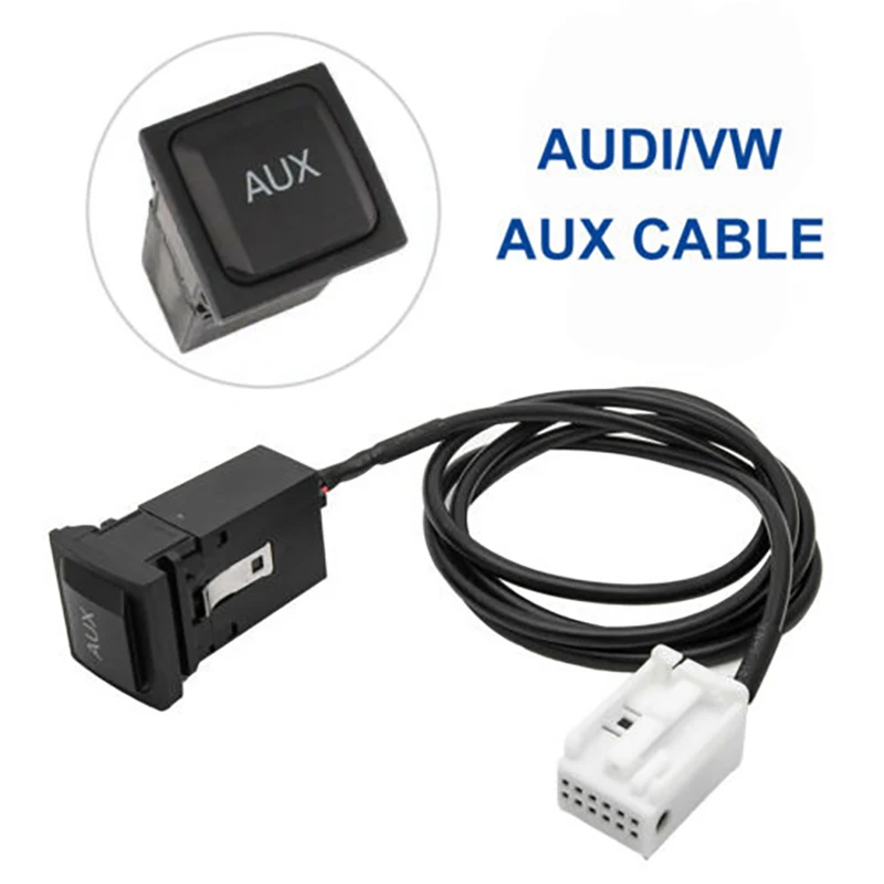 Автомобильный USB-Переключатель AUX Кабель USB Аудио Адаптер RCD510 RNS315 Для- Passat B6 B7 Golf 5 MK5 Golf 6 MK6 Jetta 5 MK5 CC 2