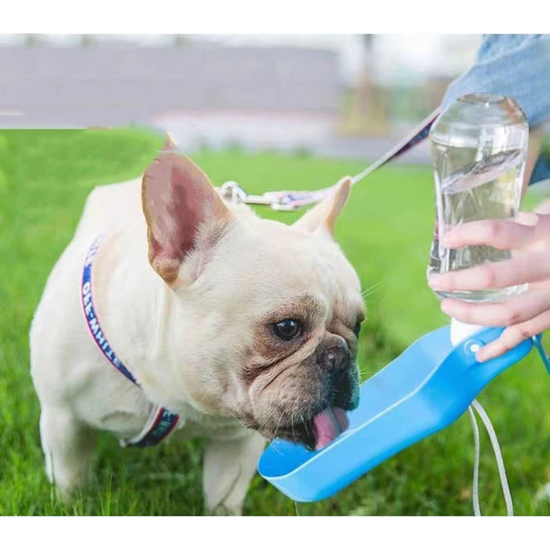 Портативная бутылка для воды для собак для маленьких и больших собак, миска для прогулок на свежем воздухе, бутылка для воды для домашних животных, поилка для кошек, принадлежности для собак 2