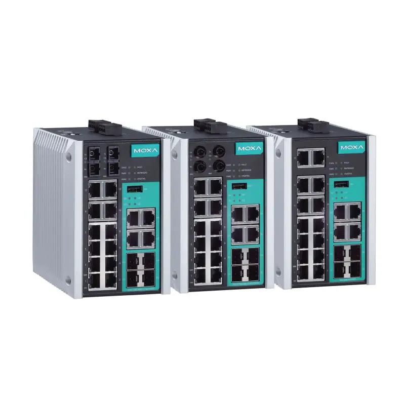 Промышленный Ethernet-коммутатор MOXA EDS-518E-4GTXSFP-T с гигабитным управлением 5