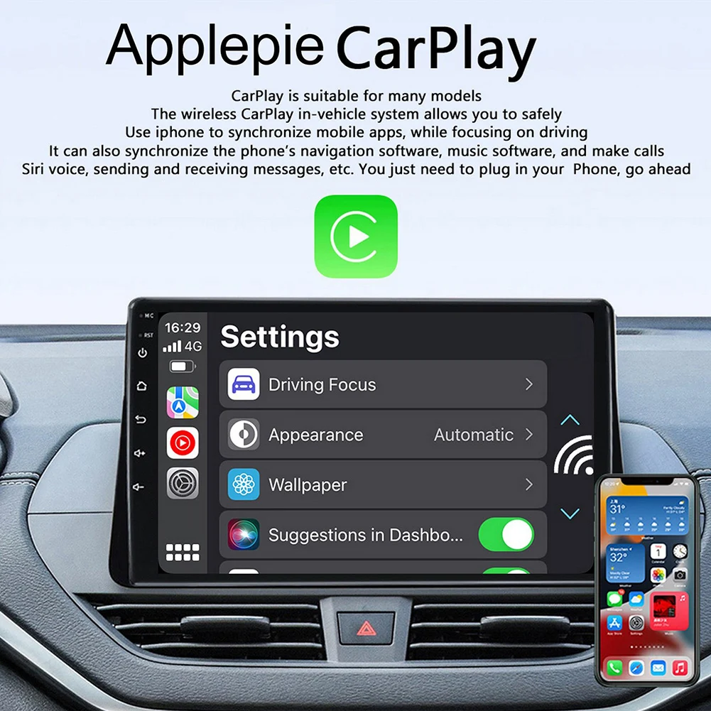 Беспроводной ключ для Apple CarPlay, адаптер от проводного к беспроводному USB-адаптеру, автомобильный мультимедийный плеер Plug and Play, обновление OTA Online 3