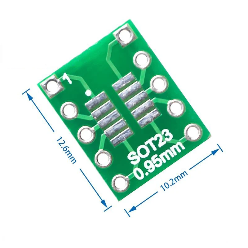 10ШТ SOT23 MSOP10 UMAX-DIP10 переходная плата для печатной платы DIP Pin-адаптер для платы с шагом 1