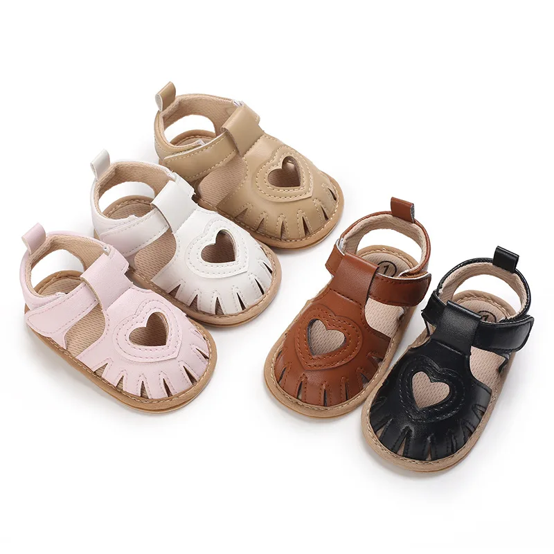 Детская обувь для прогулок, Сандалии для младенцев 0-1 лет, Летние дышащие носки с мягкой подошвой для девочек, Обувь для новорожденных 1
