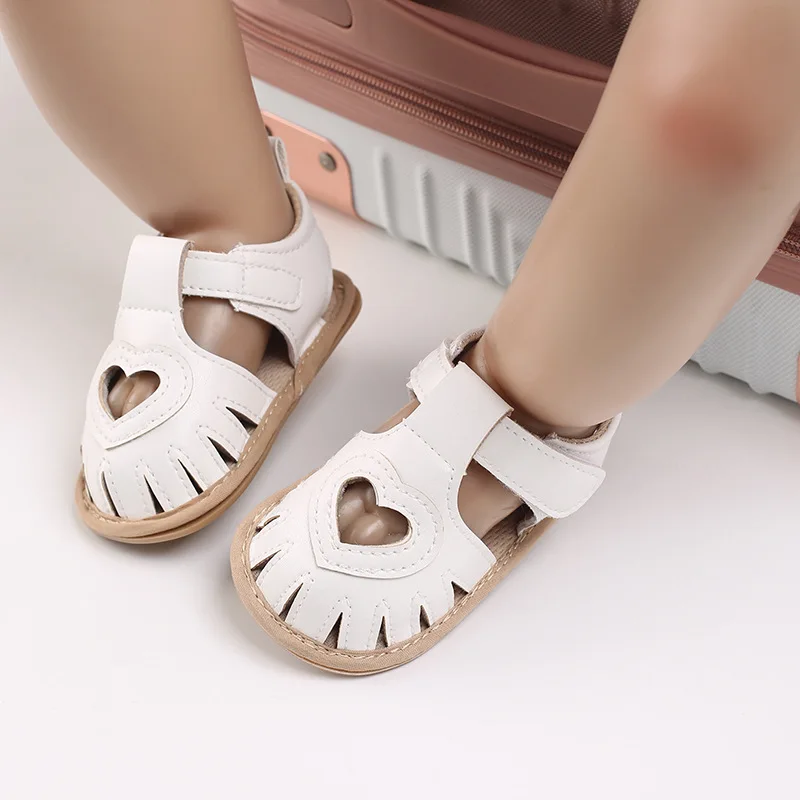 Детская обувь для прогулок, Сандалии для младенцев 0-1 лет, Летние дышащие носки с мягкой подошвой для девочек, Обувь для новорожденных 3