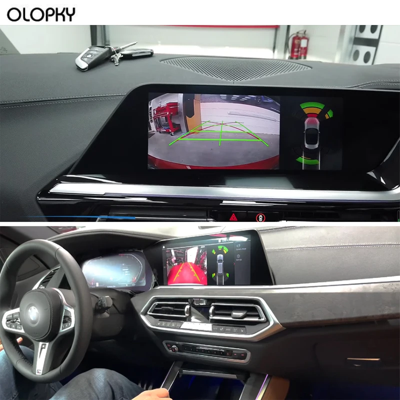 Для BMW X3 G01 iX3 G08 2019 2020 2021 2022 2023 MGU ID7 Интерфейс Камеры Заднего Вида Спереди Оригинальный Экранный Декодер 1