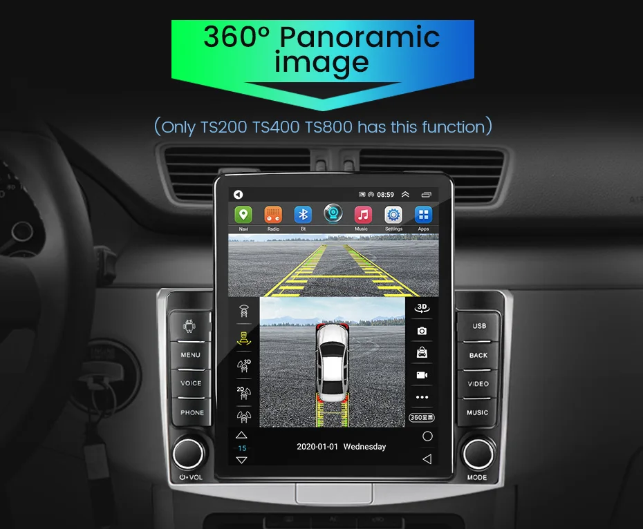 2 DIN IPS-экран в стиле Tesla Android 11, автомобильный радиоприемник, мультимедийный плеер для Toyota Alphard 1 H10 2002 - 2008 Навигация GPS 4G LTE 4
