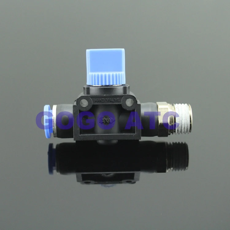 Пневматический ручной переключатель клапана ручной клапан HVFS04 06 08 10 12 G резьбовой конец для сброса давления воздуха быстроразъемный разъем с наружной резьбой 5