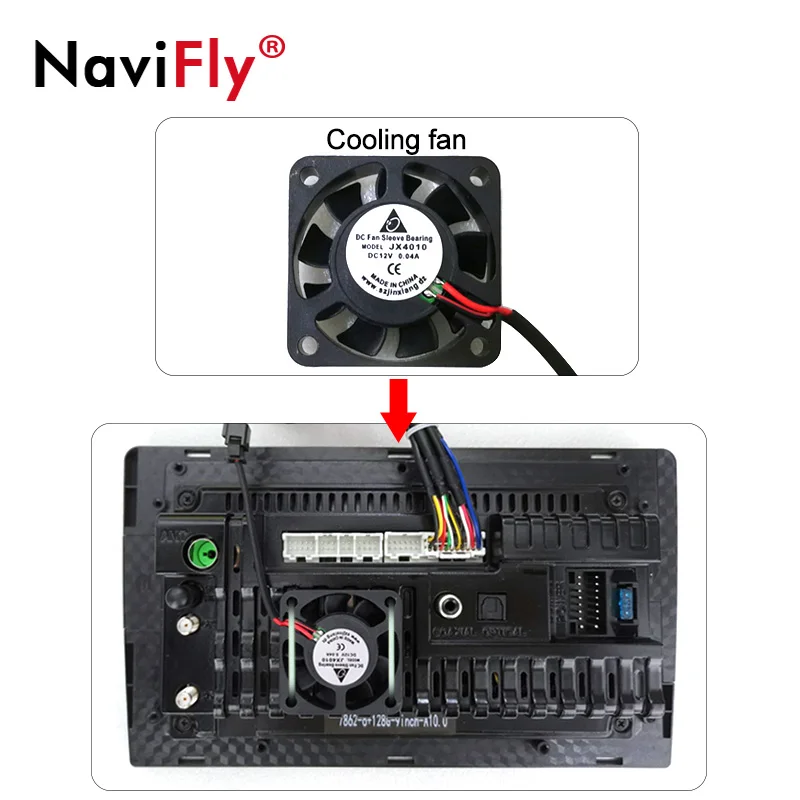 Дополнительный вентилятор охлаждения радиатора серии Navifly 7862 1