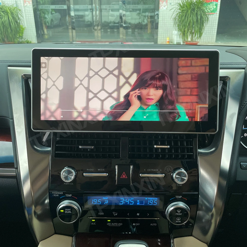 4 ГБ + 64 ГБ для Toyota Alphard 30 2015-2019 Android10 Автомобильный мультимедийный плеер GPS Навигация Аудио Стереоэкран Головное устройство автомагнитола 3