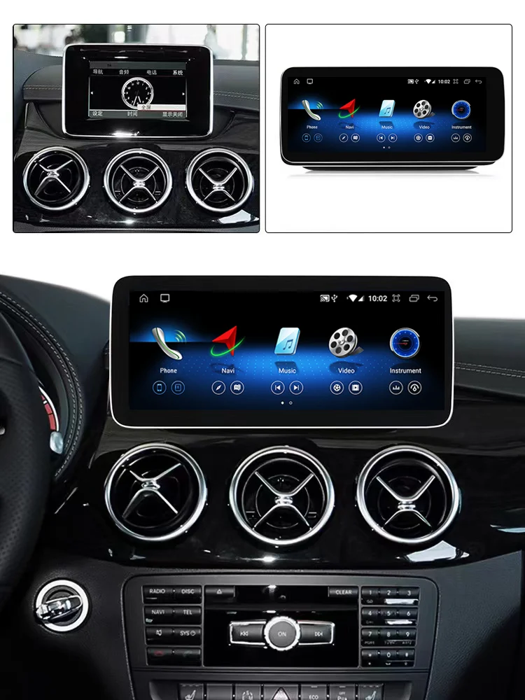 JingTian Android 11 Car Carplay Компьютерная навигация GPS Радио Мультимедийный плеер для Mercedes Benz B Class W245 W246 2011-2018 5