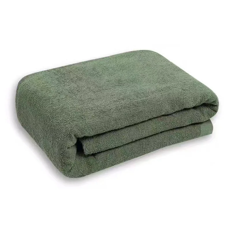 Одноместное общежитие, одеяло с тонким ворсом, Хлопчатобумажное Армейское зеленое одеяло с кондиционером, летние дышащие одеяла из мягкого полотенца. 0