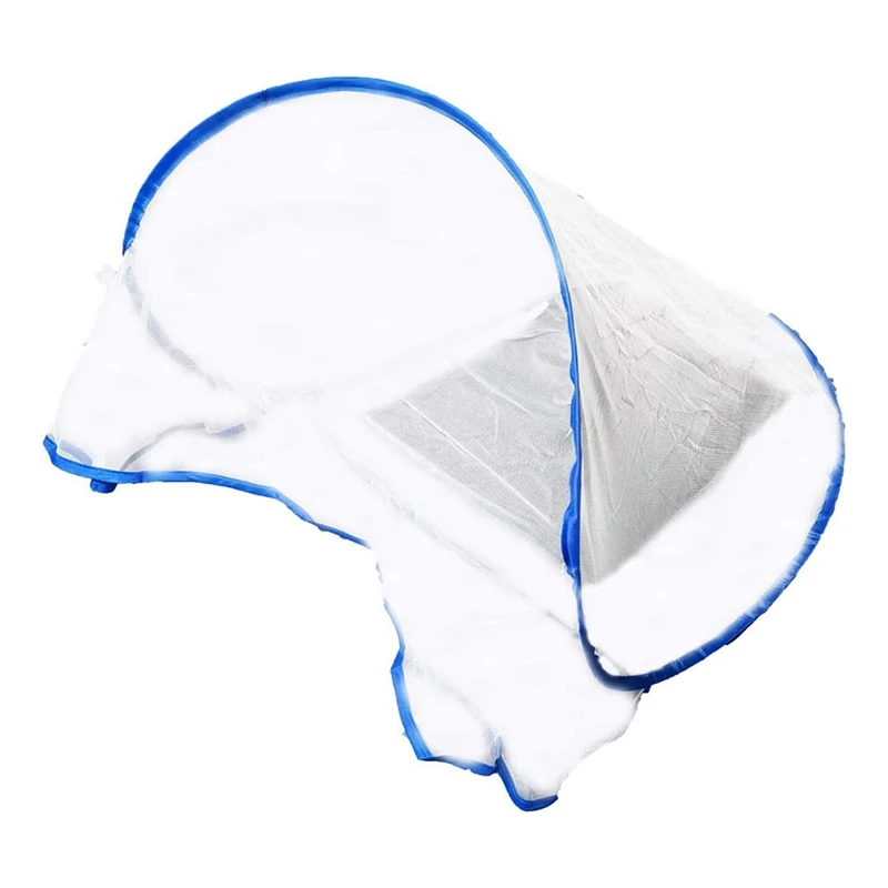 Портативная москитная сетка для головы, складывающаяся дорожная москитная сетка для кровати, бесплатная установка-средний размер 0