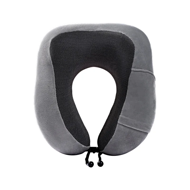 U-образная подушка из хлопка с эффектом памяти для защиты шеи от путешествий 4