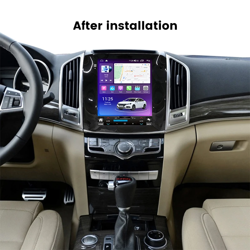 Автомобильный радиоприемник в стиле Tesla с экраном для GREAT WALL Для Hover Haval H9 2015-2019 Мультимедийный плеер Навигация GPS Carplay Android Auto 1