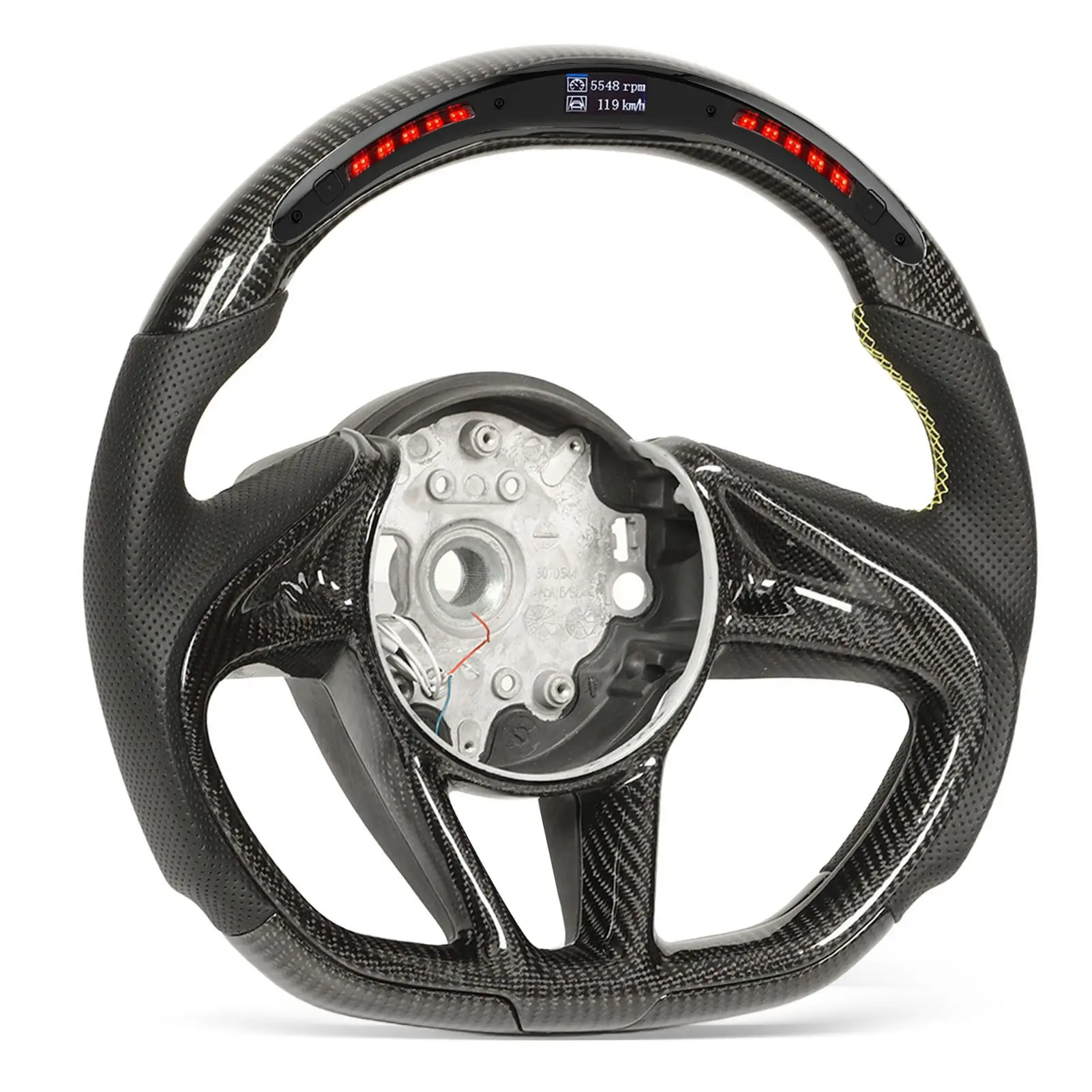 Замена Рулевого Колеса Со Светодиодным Дисплеем Из Углеродного Волокна для McLaren 720S 765LT Senna 2018-2023 Автомобильные Аксессуары 1