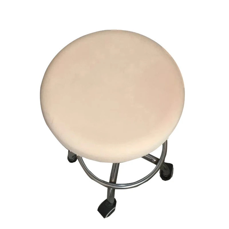 Эластичный круглый чехол для стула из спандекса, съемные эластичные чехлы для сидений, домашний эластичный чехол для кофейного стула, чехол для кухонного барного стула 2