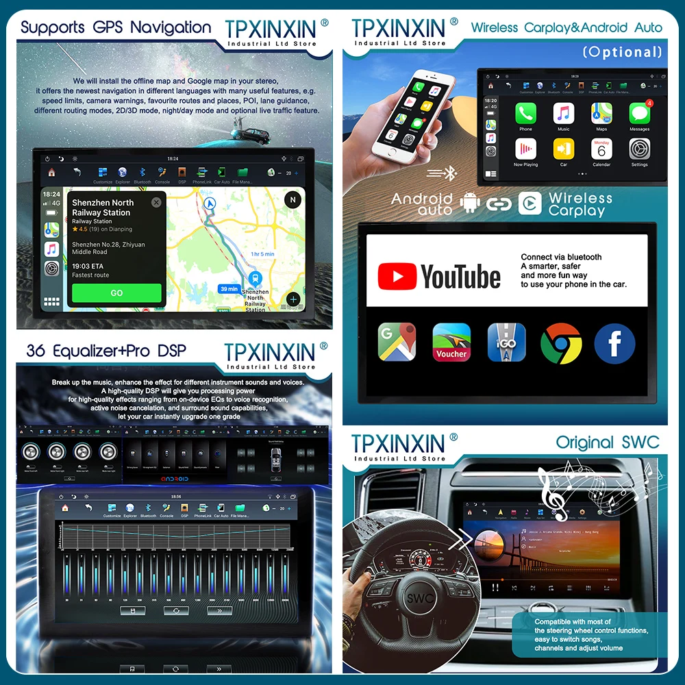 Для Seat Leon Android 10 Carplay радиоплеер автомобильный GPS навигатор головное устройство стерео CD DVD WIFI DSP BT 5
